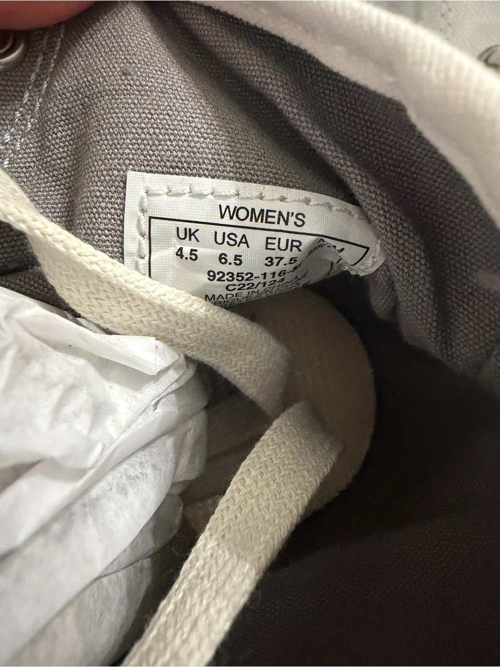 NIB Women’s Palladium Pampa Hi White Canvas Lug Sole Chunky Sneaker Sz 6.5 - Picture 6 of 12
